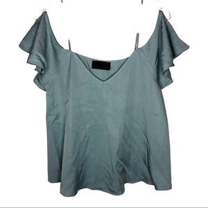 BLAQUE LABEL TOP, Cold Shoulder, Green Size XS